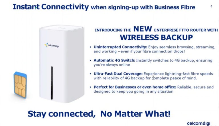 CelcomDigi Authorised Distributor - Be Online with Fast Speed Home WiFi